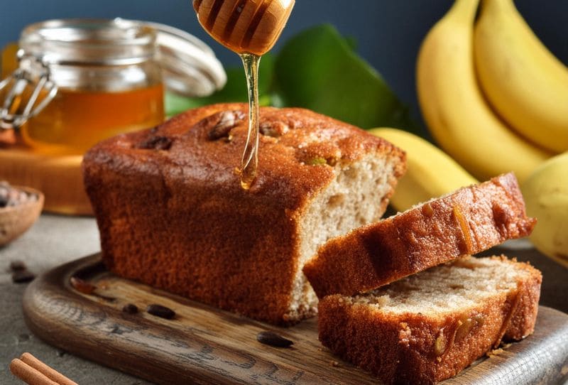 Banana Bread Recipe with Honey