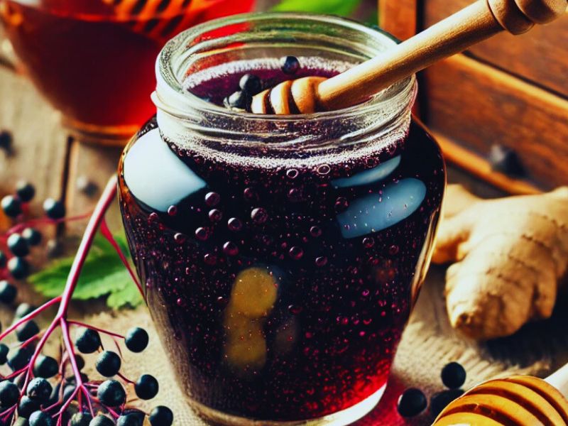 Elderberry Honey Syrup Recipe