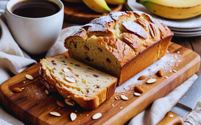 Almond Croissant Banana Bread Recipe