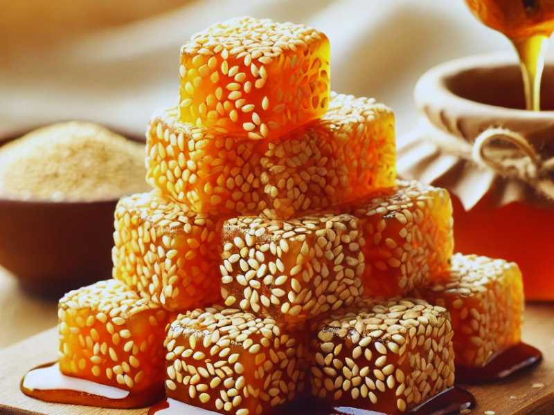 Honey Sesame Candy Recipe