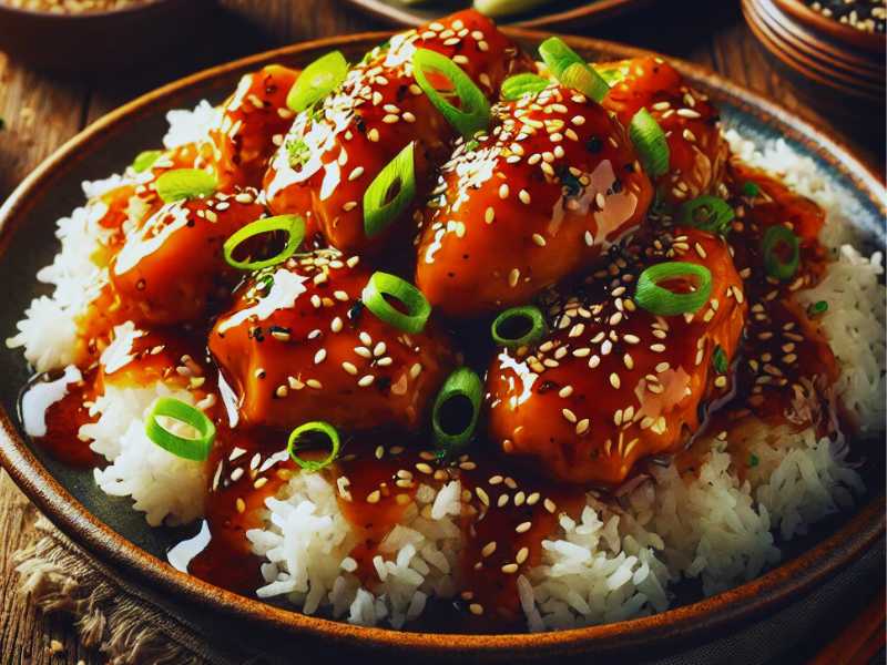 Honey Bourbon Chicken Recipe