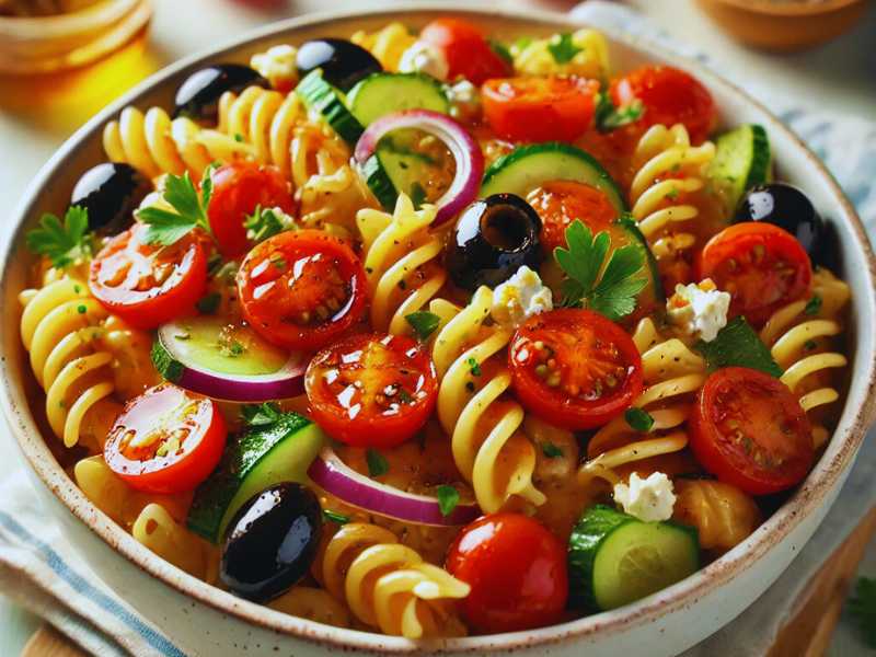 Hot Honey Pasta Salad Recipe