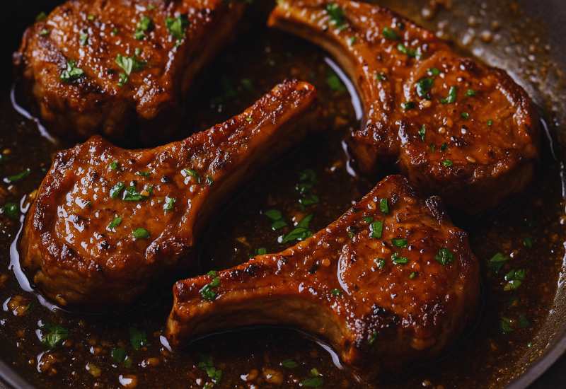 Honey Garlic Lamb Chops Recipe