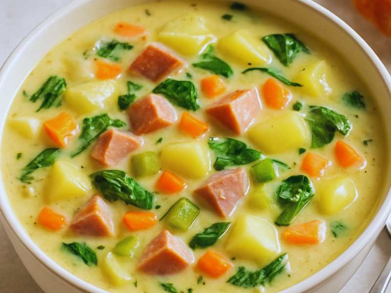 Honey Baked Ham Bone Soup