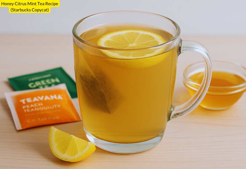 Honey Citrus Mint Tea Recipe (Starbucks Copycat)