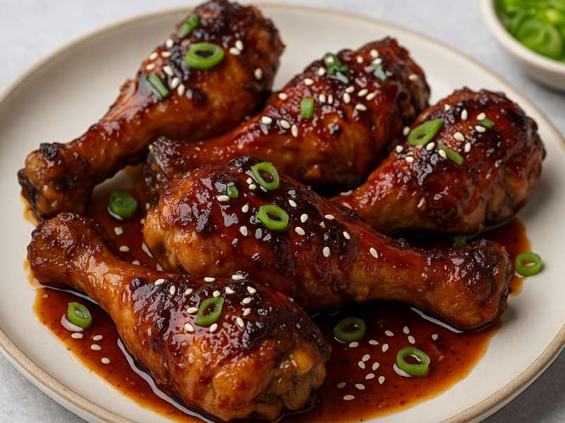 Honey Garlic Chicken Drumsticks Recipe