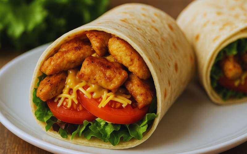Honey Mustard Chicken Wrap Recipe