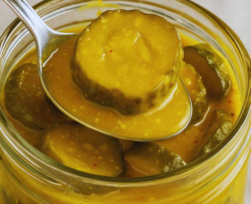 Honey Mustard Pickles Recipe