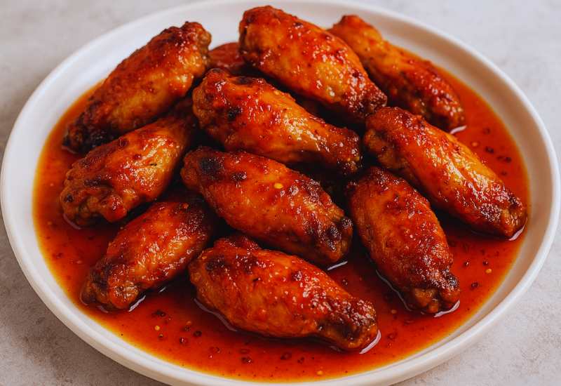 Hot Honey Chicken Wings Recipe
