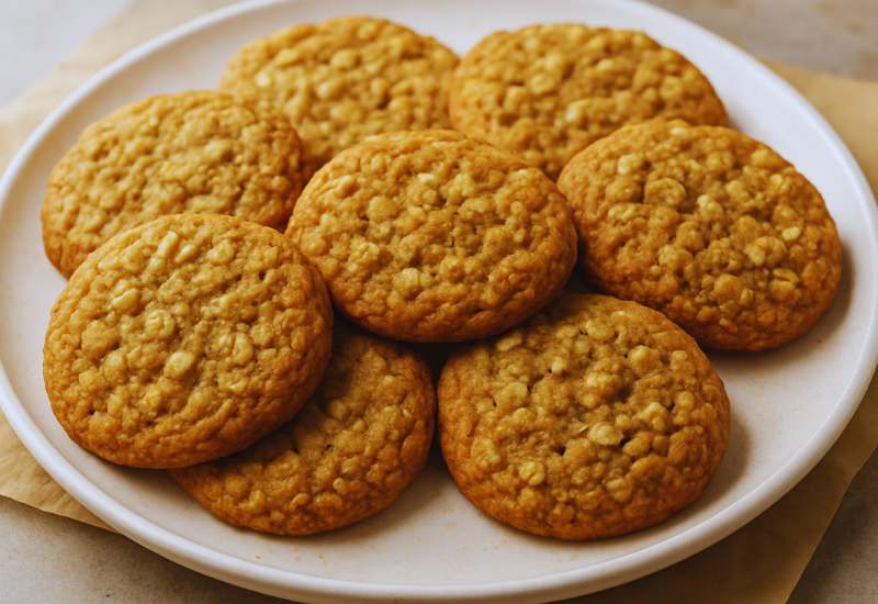 Oatmeal Honey Cookies Recipe